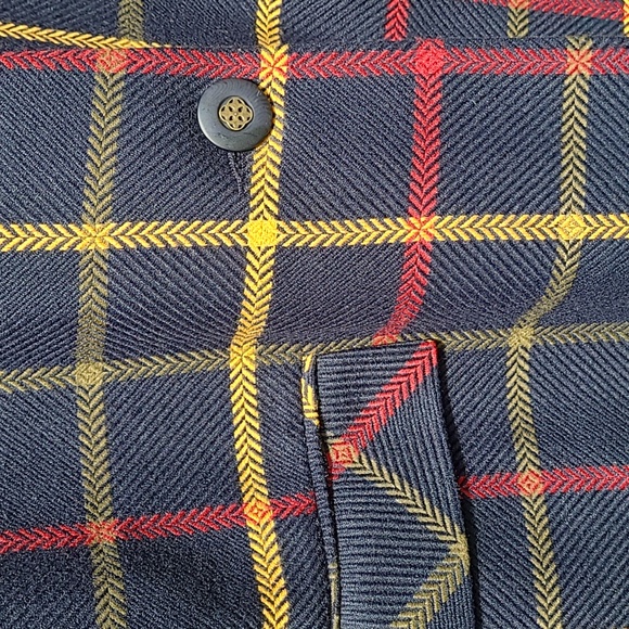 Vintage Oversized Boxy Plaid Blazer - Picture 7 of 11